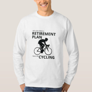 Camiseta Planeo ir en bicicleta cuando me jubile