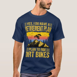 Camiseta Planeo Ir En Bicicletas Sucias En Motocross Rider