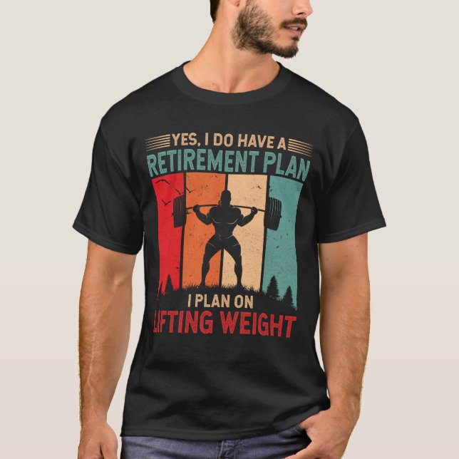 Camiseta Planeo levantar el gimnasio deportivo con fuerza d (Anverso)