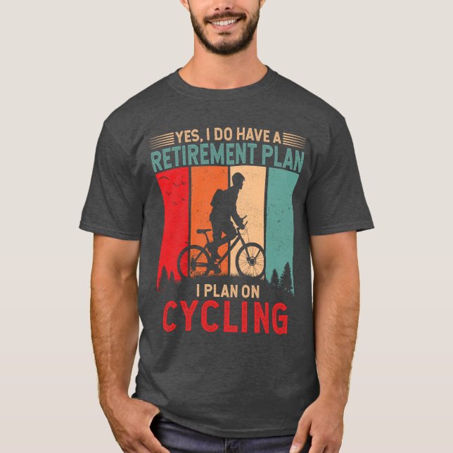 Camiseta Planeo montar en bicicleta ciclista ciclista (Anverso)