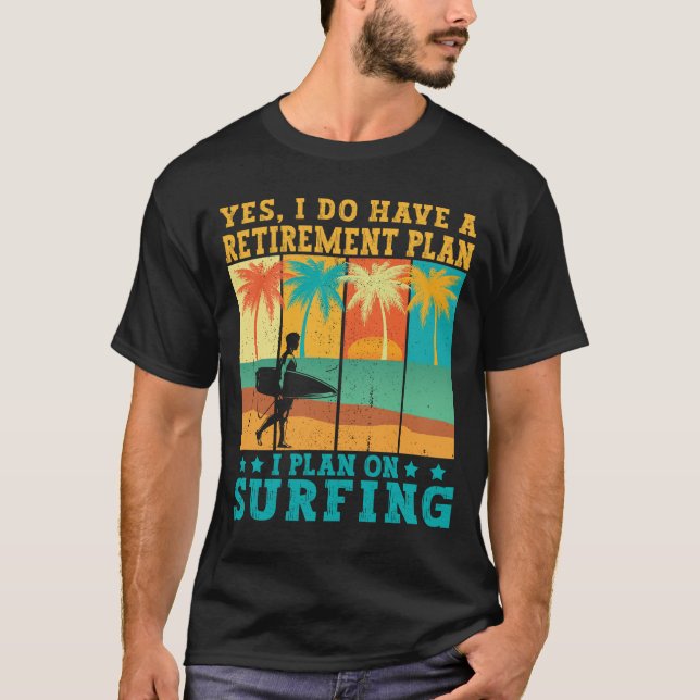 Camiseta Planeo navegar por el Océano Surfista de Jubilació (Anverso)