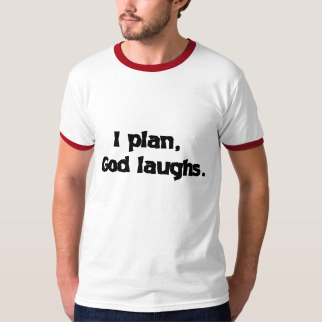 Camiseta Planeo Que Dios Riera Graciosa Cita Espiritual De  (Anverso)