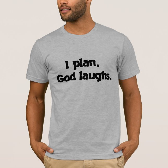 Camiseta Planeo Que Dios Riera Graciosa Cita Espiritual De  (Anverso)