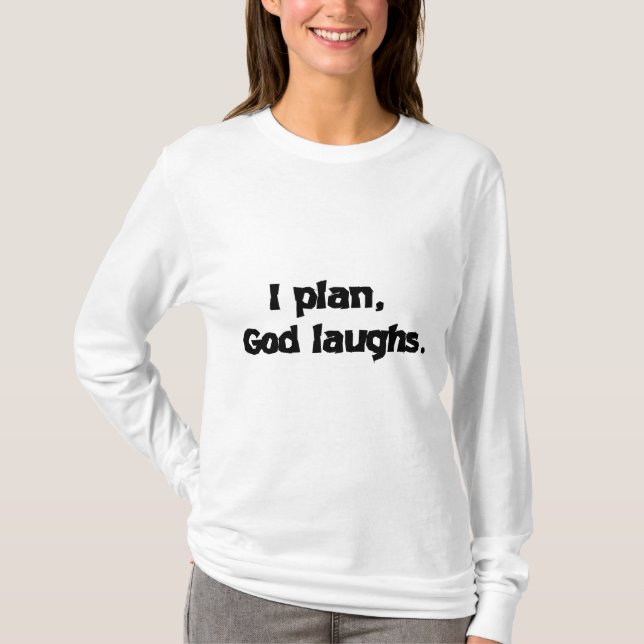 Camiseta Planeo Que Dios Riera Graciosa Cita Espiritual De  (Anverso)
