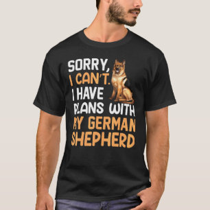 Camiseta Planes con mi pastor alemán Shepard Sheph