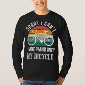 Camiseta Planes De Bicicleta Tee: Humor De Pedal Y Estilo C