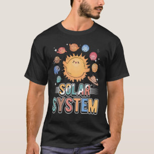 Camiseta Planes De Sistemas Solares Y Científicos Espaciale