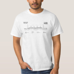 Camiseta Planes de trazado de buques Titanic RMS SD