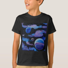 Camiseta Planes de viajes espaciales Arte nebulosa