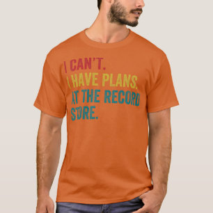 Camiseta Planes en el recopilador divertido de Vinyl LP de