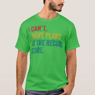Camiseta Planes En La Tienda De Discos Divertido Vinyl LP C