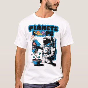 Camiseta Planes espaciales coloridos del sistema solar educ