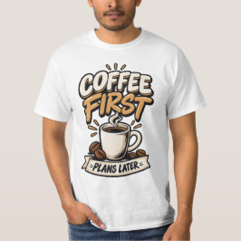 Camiseta Planes Primero Café Después