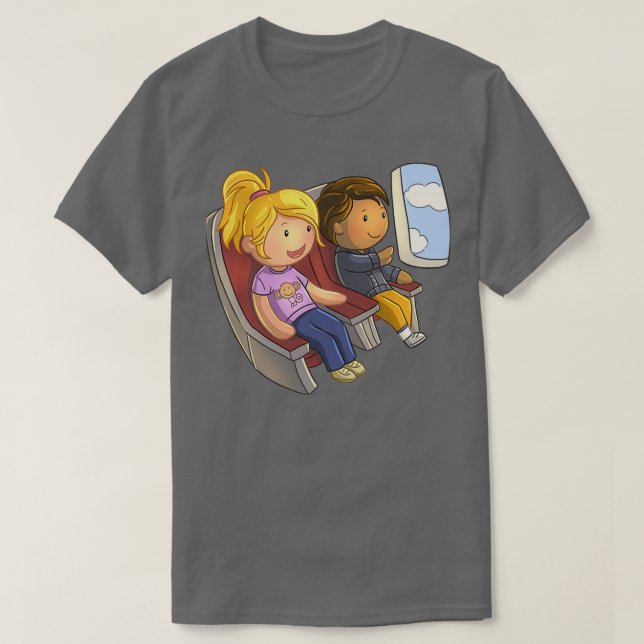 Camiseta Planes Seatmates (Diseño del anverso)