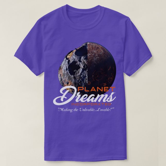Camiseta Planet Dreams Incorporated (Diseño del anverso)