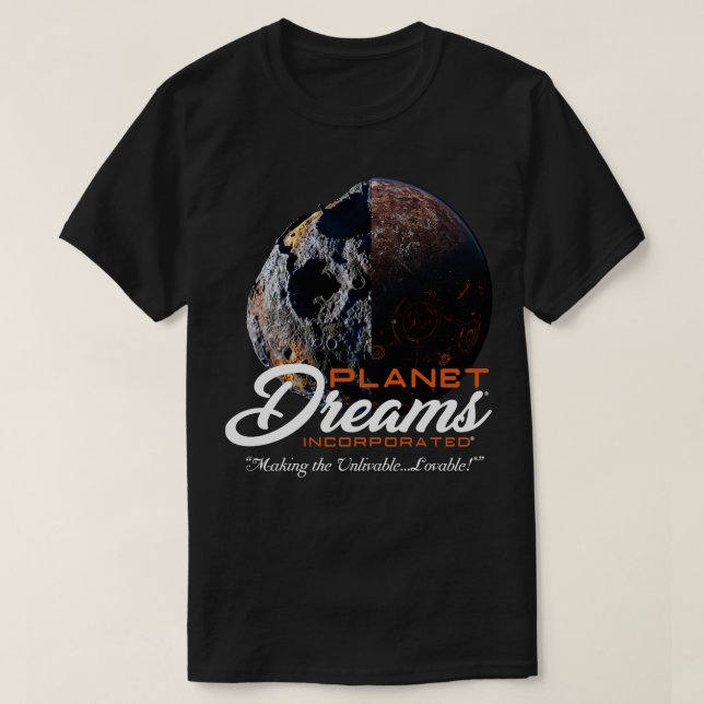 Camiseta Planet Dreams Incorporated (Diseño del anverso)