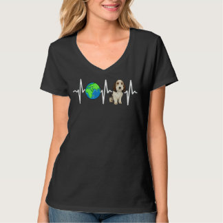 Camiseta Planet Earth Petit Basset Griffon Vendeen Heartbea