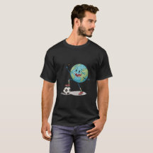 Planet Earth playing soccer