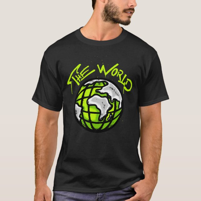Camiseta Planet Earth streetwear (Anverso)