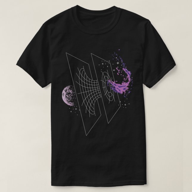 Camiseta Planet Ether Wormhole Design (Diseño del anverso)