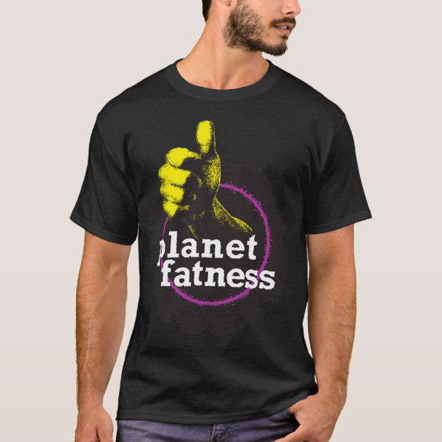 Camiseta Planet Fatness funny (Anverso)