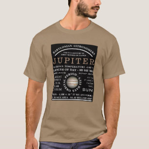 Camiseta Planet Júpiter Astronomía detallada
