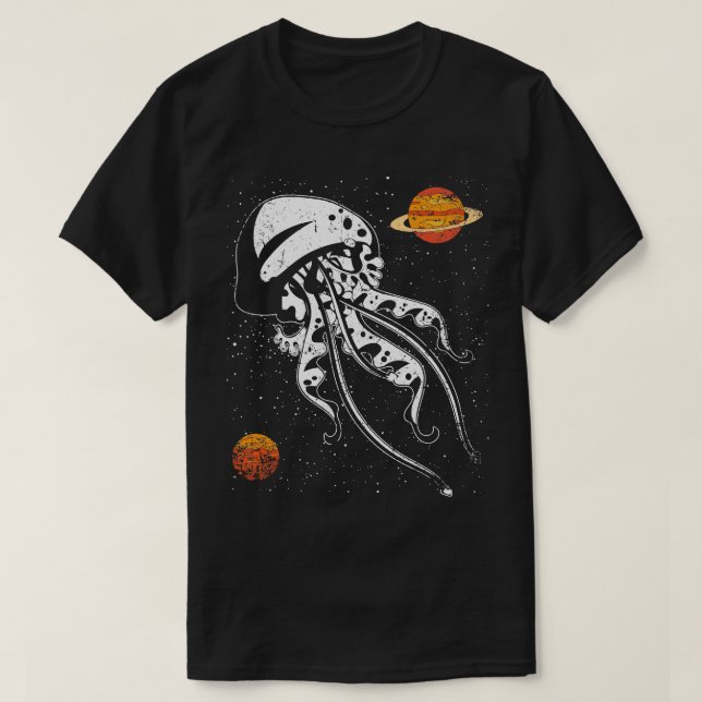 Camiseta Planet Stars Jellyfish (Diseño del anverso)