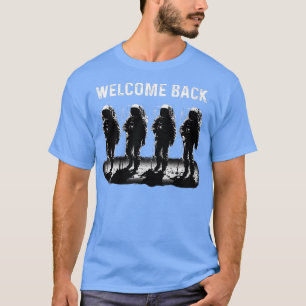 Camiseta Planeta astronauta de la misión de aterrizaje luna