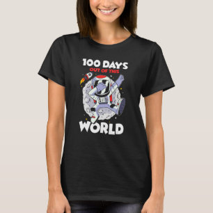 Camiseta Planeta Astrónomo Astronauta Estudiante 100 Días d