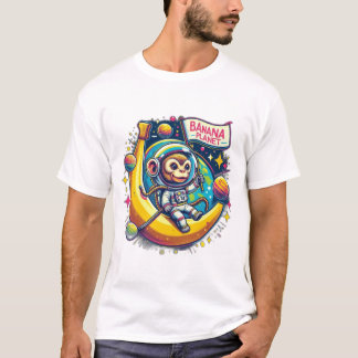 Camiseta "Planeta bananero - Aventura de monos espaciales"