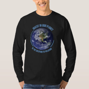 Camiseta Planeta Bosque Moderno