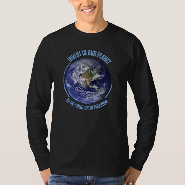 Camiseta Planeta Bosque Moderno (Anverso)