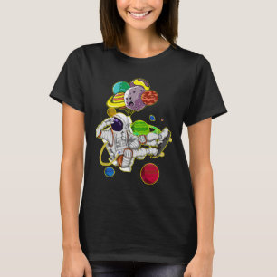 Camiseta Planeta de Astronauta Divertido de Viaje Espacial 