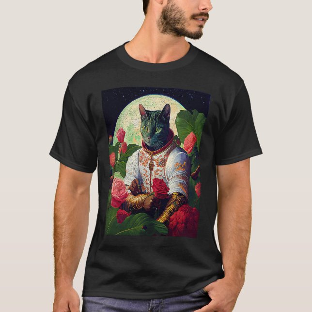 Camiseta Planeta de caza de gatos (Anverso)