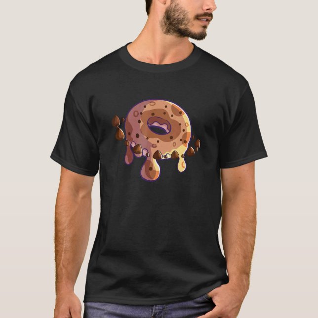 Camiseta Planeta de Donas con Chips de Chocolate con Chips  (Anverso)