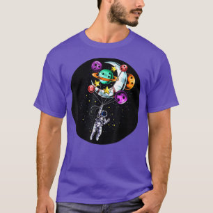 Camiseta Planeta de globos aeroespaciales astronauta Moon M