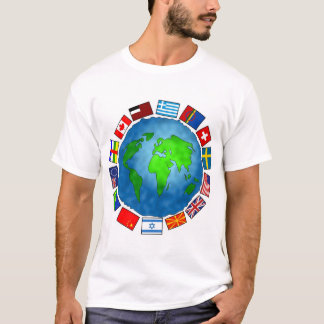 Camiseta Planeta de la bandera
