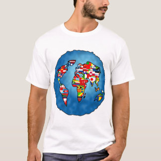 Camiseta Planeta de la bandera