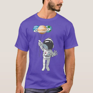 Camiseta Planeta de la Tierra del Globo Astronauta