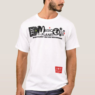 CAMISETA PLANETA DE MÚSICA SKATEBOARDS PRO