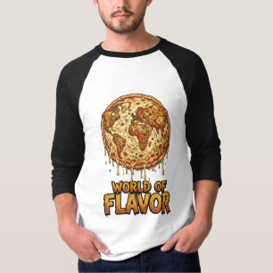 Camiseta Planeta de Sobrepeso de Pizza