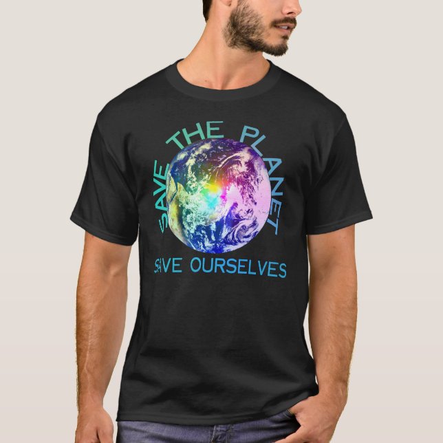 Camiseta Planeta del arco iris (Anverso)