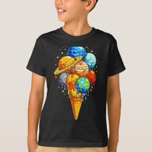 Camiseta Planeta del Sistema Solar Helado Espacio Astronomí