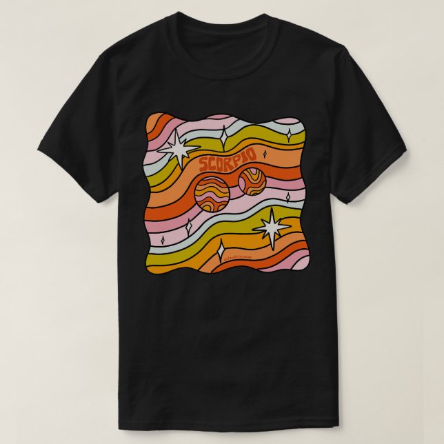 Camiseta Planeta Escorpio (Diseño del anverso)
