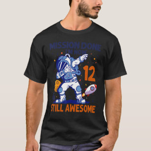 Camiseta Planeta espacial astronauta de 12 años 12º cumplea