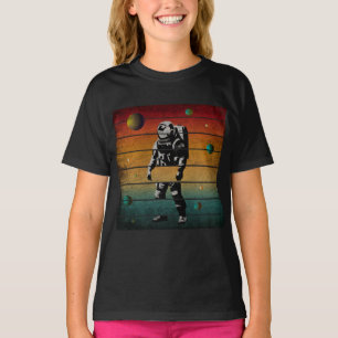 Camiseta Planeta espacial de moda divertida astronauta