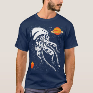 Camiseta Planeta Estrellas Astronauta Jellyfish Jelly Fish