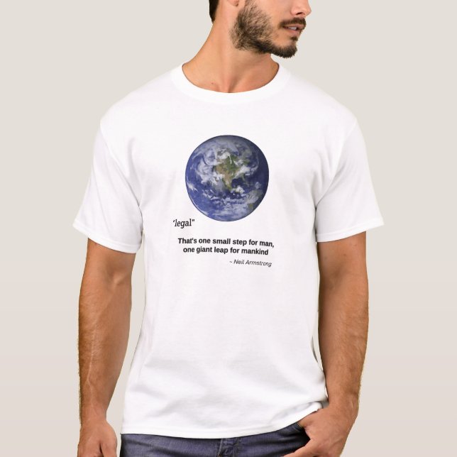 Camiseta Planeta jurídica Tierra (Anverso)