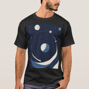 Camiseta Planeta Luna Estrellas Astronomía Regalo Geom Espa