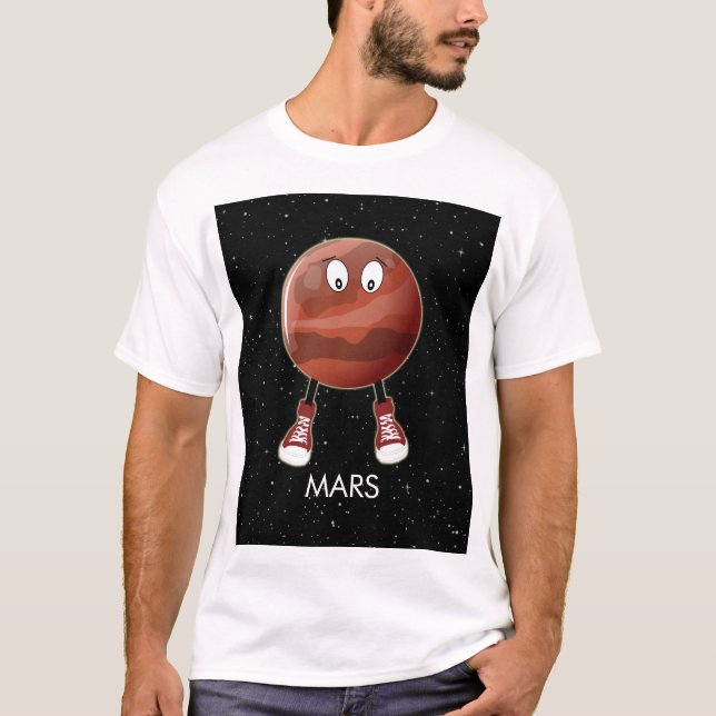 Camiseta Planeta Mars & Stars (Anverso)